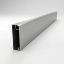 U Return Aluminium Fascia Board 30x25mm – 3m Length — RAL 9006