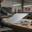 Dim Gray Premium Galvanised Steel Sheet 0.5mm Thick - 250mm x 500mm