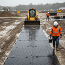 Slate Gray Heavy Duty Access Mat - 2400mm x 1200mm x 15mm for All Conditions