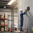 Premium Round Louvre Air Vent Cover for 80-152mm Openings with Removable Flyscreen for Enhanced Airflow - Black