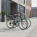 Gray Premium Bike Stand for One or Two Bikes - Galvanised Steel