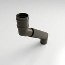 Traditional Adjustable Swanneck 63mm Diameter Aluminium Downpipe — RAL 7022