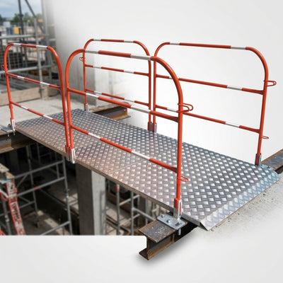 Temporary Pedestrian Walkway Bridge 2m & 3m aluminium non-slip