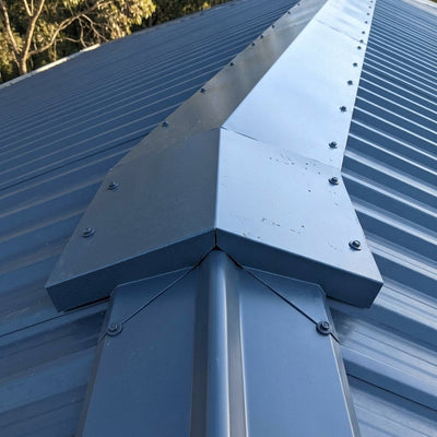 Slate Blue PVC Ridge 3.0m x 295mm x 295mm x 150°