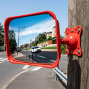 600 x 400mm P.A.S convex safety mirror with adjustable bracket