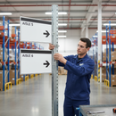 Rosy Brown Premium Back to Back Sign Channel Clips 76mm - Pair for Mounting