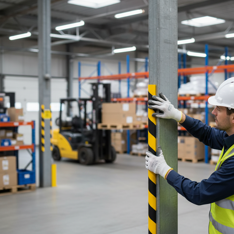 Light Slate Gray Premium Push-Fit Impact Protection - Semi-Circular Foam Strips