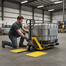 Dim Gray Premium Recessed Flow Plate for Cars and HGVs - Heavy Duty Steel Construction