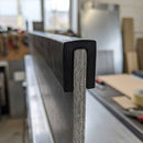 Square Rubber Edge Protector 18x15mm for 6mm Panels - 5m EPDM (view 2)
