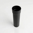 63mm Diameter Gutter Outlet Spigot Extender — Textured Black