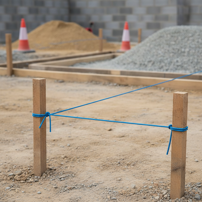 Rosy Brown Premium Nylon Builders Line - 105m (350ft) - Heavy Duty Construction Cord