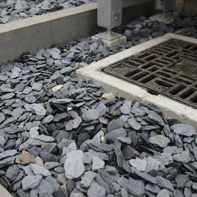 Grey Slate Chips - Decorative Aggregates for Landscaping