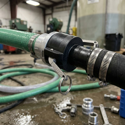 1" Hose Barb Cam Lever Coupler – Polypropylene & Stainless Steel