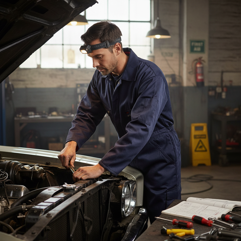 Dark Slate Gray Premium Quilted Boilersuit - Heavy Duty Comfort and Durability