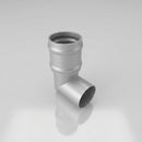76mm Diameter Traditional Aluminium Downpipe Bends 92.5° & 112.5° — RAL 9006 / 92.5 Degrees