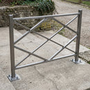 1000–1500mm Diamond Pattern Steel Railing 1200mm Height