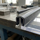 Steel-Reinforced Grip Edge Trim 15x17mm for 10-12mm Panels - 50m PVC (view 2)