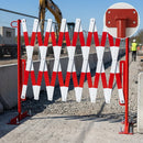 3.6m Extendable Trellis Barrier – Steel Red/White or Yellow/Black