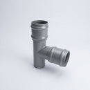 Traditional Aluminium Downpipe Branch 76mm Diameter — RAL 7037 / 92.5 Degrees