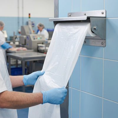 White Disposable Polythene Aprons – Box of 600