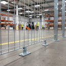 Dark Sea Green Professional Floor Mounted Mesh Infill Panel Clip for Secure Installations - Heavy Duty Key Clamps for Versatile Applications