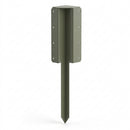 Double Sleeper Pin Corner Bracket 750mm x 2mm Olive Grey (view 2)