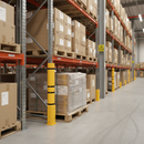 Rosy Brown Heavy Duty Plastic Pallet Racking Protector for Forklift Safety