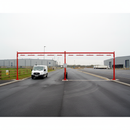 Lavender Double Fixed Height Restrictor for Two Lanes - Heavy Duty Access Control