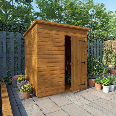 Windowless Pent Shed 12mm Shiplap Cladding 785mm x 1692mm