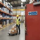 Dim Gray Premium Fire Safety Door Signs - Emergency Exit Keep Clear