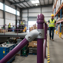 Dark Slate Gray Premium 33.7mm 45 Degree Tee Key Clamp for Versatile Modular Structures - High-Quality Professional Grade for Industrial and Commercial Applications