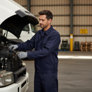 Dark Slate Gray Professional Drivers Jacket - Navy Blue Poly Cotton Blend