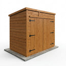 Pent Bike Shed 12mm Shiplap Cladding, 28mm Framework (view 2)