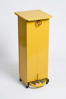 20 litre steel fire retardant sackholder with pedal lid (view 2)