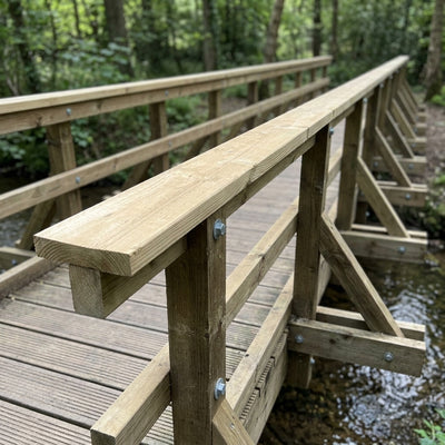 Treated Softwood Rail 4.8m x 200mm x 22mm