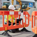 Dark Gray Customisable Heavy Duty Branding Plate for Chapter 8 Barriers