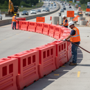 Sienna Premium Water-Filled Road Safety Barrier - Durable and Versatile