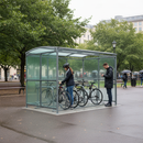 Dim Gray Premium Shelter with Clear PETG Cladding - Versatile Sizes from 1m to 5m