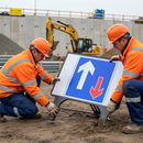 Dim Gray Premium Priority Over Oncoming Vehicles Sign 1050x750mm