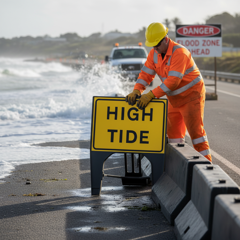 Light Slate Gray Premium Q-Sign 600 x 450mm - Durable and Stable Design