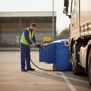 Gray 5000 Litre Heavy Duty AdBlue Dispenser with Lockable Cabinet