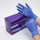 Powder-Free Nitrile Gloves, Box of 100 – Textured Fingertips (view 2)