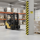 Dark Gray Premium Self-Adhesive Impact Protection Profile - Push Fit