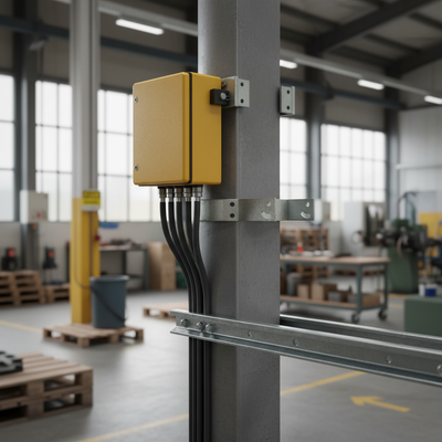 Heavy Duty Bracket for 108mm Diameter Post - Secure Mounting Solution