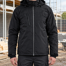 Insulated Weatherproof Winter Coat - Black