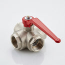 1 1/2″ BSP Female 3-Way L Valve, Brass, 20 Bar (view 2)