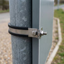 Rubber-Sleeved Sign Mounting Brackets for Posts - Multiple Sizes