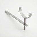 Half Round Aluminium Gutter Rise and Fall Bracket 125mm — RAL 9006