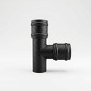 63mm Diameter Traditional Downpipe Branches 92.5° & 112.5° — Textured Black / 92.5 Degrees