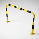 1200 x 2000mm Steel Collision Protection Guard – Yellow/Black (view 2)